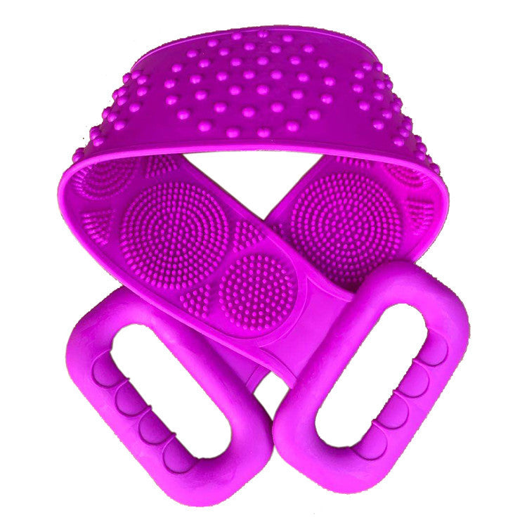 Ceinture de Bain en Silicone pour le Corps – Brosse Exfoliante pour le Dos, Nettoyage et Lavage en Douceur
