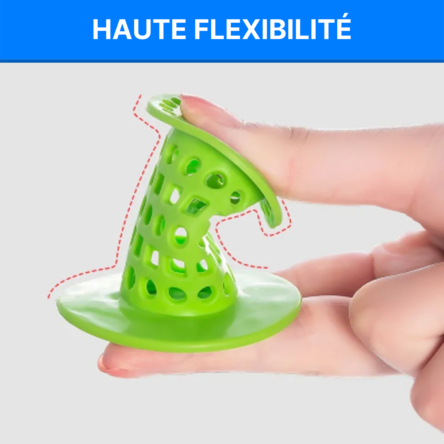 Lot de 3 Attrape-Cheveux Silicone pour Bain, Douche et Évier – Bouchon Filtre Anti-Bouchon en Forme de Champignon