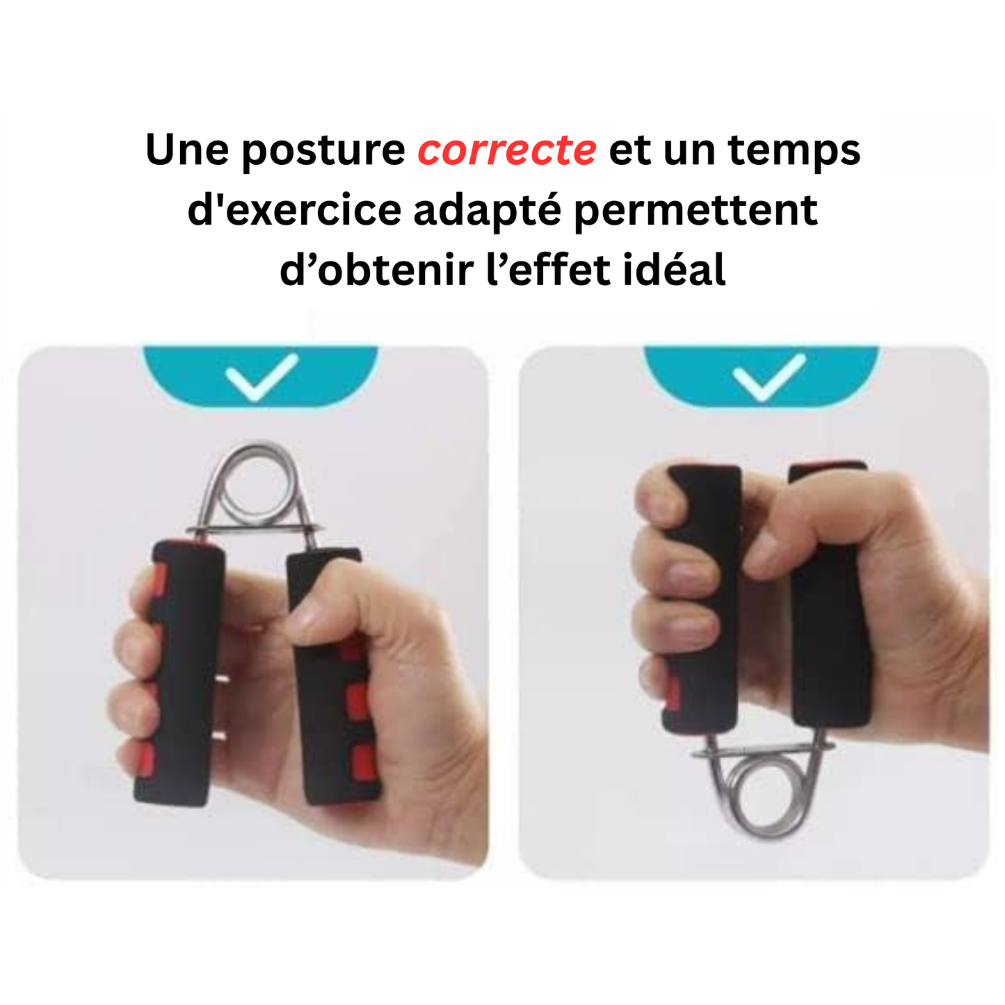 Renforceur de Poigne – Exercices de Main en Mousse Douce pour Muscles du Poignet, de l’Avant-Bras et des Doigts