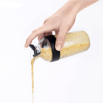 Shaker à Vinaigrette OXO Good Grips Little Salad Dressing vert Petit Format Préparation et Mélange Facile des Sauces, Vinaigrettes et Assaisonnements Étanche et Pratique pour le Quotidien