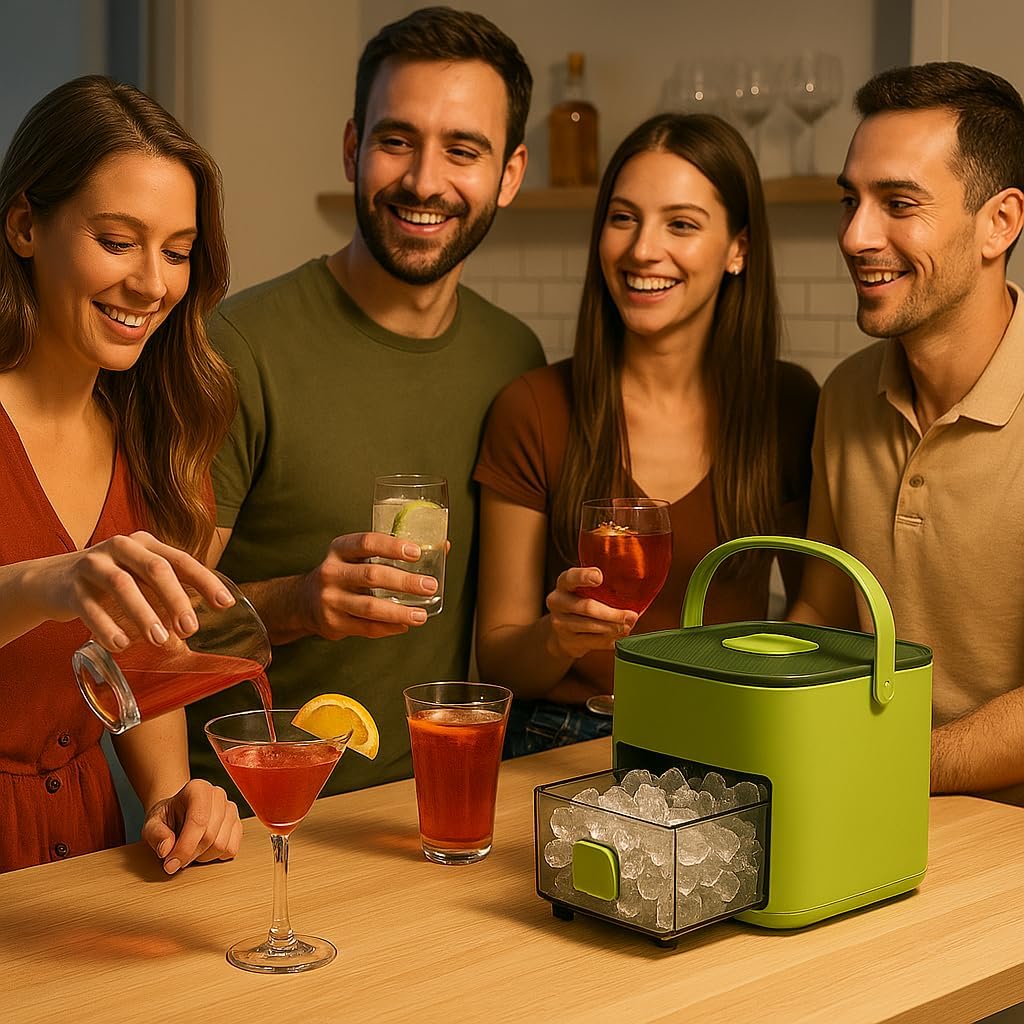 Bacs à glaçons pour congélateur – Bacs à glaçons avec couvercle pour boissons, smoothies, jus – Bacs à glaçons faciles à démouler avec couvercles pour congélateur