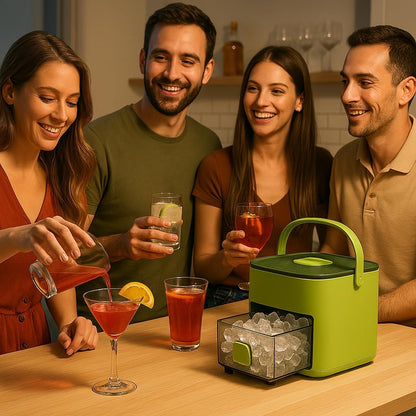 Bacs à glaçons pour congélateur – Bacs à glaçons avec couvercle pour boissons, smoothies, jus – Bacs à glaçons faciles à démouler avec couvercles pour congélateur