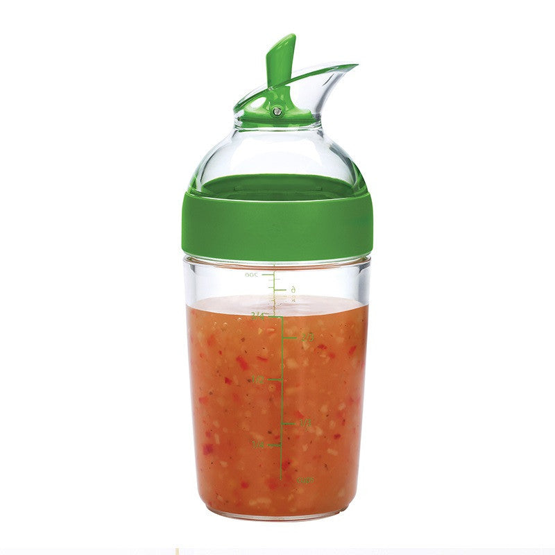 Shaker à Vinaigrette OXO Good Grips Little Salad Dressing vert Petit Format Préparation et Mélange Facile des Sauces, Vinaigrettes et Assaisonnements Étanche et Pratique pour le Quotidien
